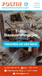 Mobile Screenshot of foltin-online.de